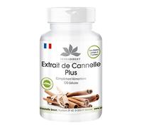 Extrait de Cannelle - avec 200μg de Chrome et 10mg de Zinc par gélule - Haute concentration - 120 gélules | Herba Direkt - Qualité des pharmacies allemandes