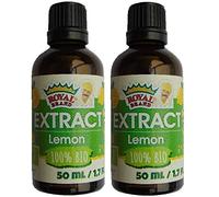 Extrait de Citron - BIO - 100 ml (2 x 50 ml), Bouteilles en Verre, Produit Écologique