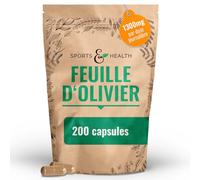 Extrait de Feuille d'Olivier Bio en Gélules 200-650mg Bien Concentré | 260mg d'Actif Naturel par Jour - Format Capsules Pratique - Complément Bio pour une Cure Complète et Longue