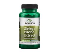 Extrait de ginkgo biloba Swanson, 60 mg (120 gélules)