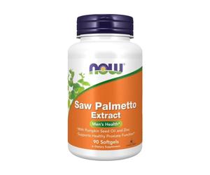 Extrait de palmier nain NOW (90 capsules molles)