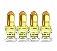 Extrait de parfait Musc London El Nabil Lot de 4 - Oriental Intense & Élégant