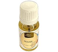 Extrait de Parfum Fraise 10 ml - Concentré de Parfum d’Ambiance Ultra Puissant - Pour Maison, Voiture, Diffuseur, Diy, Linge et Intérieur - Fragrance fruitée, gourmande, sucrée - Fabrication Française