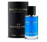 Extrait de Parfum Homme 50ml - Beauté Sauvage Collection Platinium Paris | Notes d’une magnifique virilité | Élixir charmeur pour les amoureux de la beauté et de l’audace | Made In France