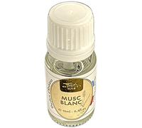 Extrait de Parfum Musc Blanc 10 ml - Concentré Parfum d'Ambiance Ultra Puissant - Pour Maison, Voiture, Diffuseur, Diy, Linge et Intérieur - Senteur Florale Musquée Douce - Fabrication Française