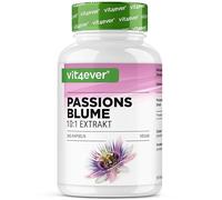 Extrait de passiflore - 365 gélules - Premium : 1100 mg d’extrait 10:1 (équivalant à 11000 mg de passiflore) par portion quotidienne - hautement dosé, sans additifs inutiles, végan