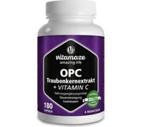 Extrait de pépins de raisin Opc hautement dosé + vitamine C en gélules 180 gélules
