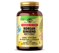 Extrait de racine de ginseng coréen SFP 60 capsules végétales Solgar