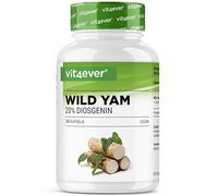 Extrait de racine d'igname sauvage - 365 capsules - Original Mexican Wild Yam Racine - Hautement dosé avec 880 mg d'extrait (dont 176mg de diosgénine) par dose journalière - Vegan