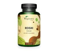 EXTRAIT de Reishi Vegavero® | 1950 mg (Extract 14:1) | 120 Gélules | 40% Polysaccharides + 20% Bêta-glucane | Immunité + Énergie | VEGAN