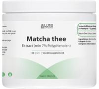 Extrait de thé Matcha - Vegan - 150 grammes - 50 dosages - 7% de polyphénols (Substance efficace) - Dans un pot de rangement pratique