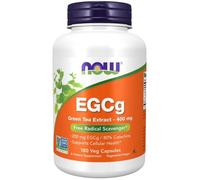 EGCg Green Tea Extract 400 mg 180 Veg Capsules Now Foods