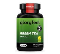Extrait de Thé Vert Hautement Dosé, 180 capsules (2 Mois), 98% Polyphénols + 50% EGCG (714mg) + 80% Catéchines, Enrichi avec Caféine et Poivre Noir, Testé en Laboratoire, Vegan et Sans Additifs