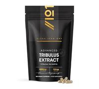 Extrait de Tribulus Terrestris 5000mg - Haute Concentration 95% Saponines - 120 Gélules Véganes (Cure de 4 Mois) - Pochette Refermable et Recyclable - par Alpha01