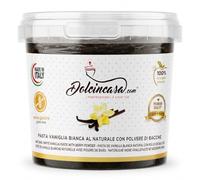 Extrait de vanille blanche avec poudre de baies de vanille Produits pour crème glacée sans gluten, 250 g