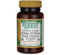 Extrait décorce de saule blanc, 500mg - 60 vcaps