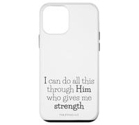 extraits de la Bible - Tout Passe par Le Christ (Philippiens 4:13) Coque pour iPhone 12 Mini