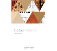 Extraits des procès-verbaux des séances