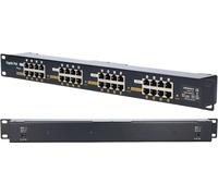 Extralink 16 Port Gigabit PoE Injecteur 16x 1000Mb/s RJ45 Montage en rack Armoire réseau