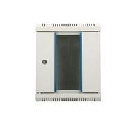 Extralink 6U 10", Gris Armoire Rack, Mur ou Debout, Montage 19', Cadre Auto-assemblée, Panneau latéral Amovible