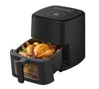 Extralink Air Fryer 5L 1500W Friteuse Sans Huile 7 Programmes Tactile | Friteuse sans huile spacieuse avec ecran tactile LED, temperature de 80 a 200 degres et panier compatible lave-vaisselle