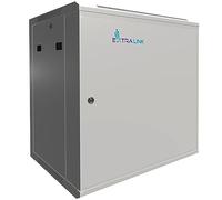 Extralink Baie de Brassage 19 Pouces 12U - Armoire réseau 450mm de Profondeur pour Montage Mural ou au Sol, Charge admissible 60kg, boîtier métallique, verrouillable Ouverture 180°, Gris