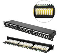 Extralink CAT6 STP V2 Panneau de brassage Panneau de brassage 24 ports réseau
