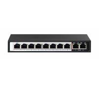 Extralink CERES | PoE Switch | 8x 100Mb/s PoE/PoE+, 2x RJ45 Uplink 100Mb/s, 96W