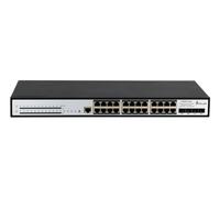 Extralink Chiron Pro | PoE Switch | 24x RJ45 1000Mb/s PoE, 4x SFP+, L3, managed, 370W