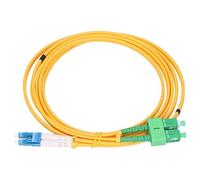 Extralink Cordon de brassage SC/APC-LC/UPC Monomode, Duplex, G652D, 3 mm, 1 m
