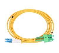 Extralink Cordon de brassage SC/APC-LC/UPC Monomode, Duplex, G657A, 3 mm, 1 m