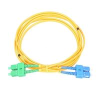 Extralink Cordon de brassage SC/APC-SC/UPC Monomode, Duplex, G652D, 3 mm, 15 m