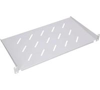 Extralink Étagere Rack Serveur 19 Pouces 1U 250 mm, Plateau Cantilever Universel Ventilé, Montage en Porte-a-Faux, Étagere pour Armoire 19", Tablette pour Serveur, Universel Rack d'Équipement, Gris