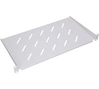 Extralink Étagere Rack Serveur 19 Pouces 1U 350 mm, Plateau Cantilever Universel Ventilé, Montage en Porte-a-Faux, Étagere pour Armoire 19", Tablette pour Serveur, Universel Rack d'Équipement, Gris