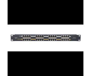 Extralink EX.1995 Injecteur PoE 16 Ports RJ45 10/100 Mbps Montage Rack 1U 19" Alimentation 48V Standards IEEE 802.3af/u Fusible 650mA