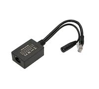 Extralink Injecteur PoE 1 port 1 x 1000 Mbps RJ45/Jack 10-24 V, sortie 24 V, pour l'alimentation d'un réseau 10/100/1000 Mbps via câble réseau Ethernet