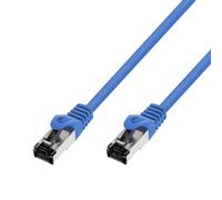 Extralink Kat.8.1 S/FTP 1m 40G Bleu | Patchcord LAN | Cuivre Câble réseau torsadé