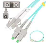 Extralink LC/UPC-SC/UPC Patchcord Câble de raccordement Câble réseau multimode, OM3, duplex, 3mm, 5m