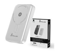 Extralink MagSafe 10000mAh Blanc | Powerbank | Batterie externe, 38.5Wh PD20W+15W USB-C USB-A
