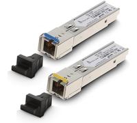 Extralink Module SFP WDM Monomode 1.25G SC 1310/1550nm jusqu’a 3km - Compatible avec Ubiquiti UniFi, Netgear, Cisco, TP-Link, MikroTik, QNAP, Zyxel - Transceiver Gigabit pour Switch et Routeur