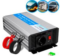 Extralink OPIM-1500W, convertisseur 12v à 230V, 1500W onde sinusoïdale modifiée, fr convertisseur de tension, de Car DC/AC Power Inverter, 12V à 230V Transformator, USB Port