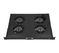 Extralink Panneau de ventilateur Lien supplémentaire 19", 4 ventilateurs, pour armoires sur pied, avec thermostat