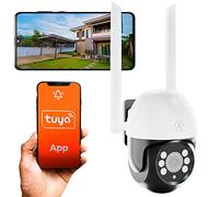 EXTRALINK Perun Camera de Surveillance Exterieur, 1296P, PTZ, Wi-FI, 2.4GHz, MicroSD 128GB, Camera Exterieur sans Fil, Micro USB, Mode Nuit, Auto-Tracking Intelligent, iOS Android