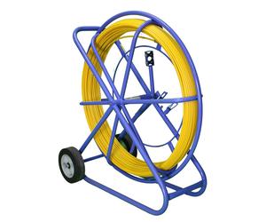 Extralink Pilot 9mm 100m | Cable pulling rod | glass fibre FRP, d. 9mm, l. 100m, yellow