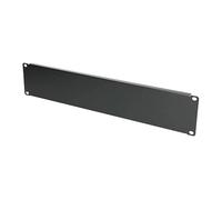Extralink Plaque avant 2U 19" - Noir - Plaque de recouvrement pour armoire réseau, armoire serveur - Aluminium de qualité supérieure - Améliore les performances des appareils