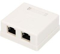 Extralink | Prise montante | 2x RJ45 CAT5E STP