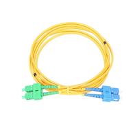 Extralink SC/UPC-SC/APC | Patchcord | PVC, Single mode, Duplex, G652D, 3mm, 0,5m