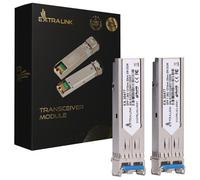 Extralink SFP 1.25G 2-Pack Modu¿ SFP 1,25Gbps, LC/UPC, 1310nm, 20km, single mode, DOM (Dedicated to HP/Aruba) (EX.30477) module émetteur-récepteur de réseau
