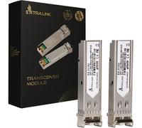 Extralink SFP 1.25G 2er-Pack Moduł SFP, 1,25Gbps, LC/UPC, 850nm, 550m, multi mode, DOM