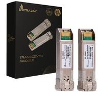 Extralink SFP+ 10G 2-pack | Module SFP+ | 10Gbps, LC/UPC, 1310nm, 10km, mode simple, DOM